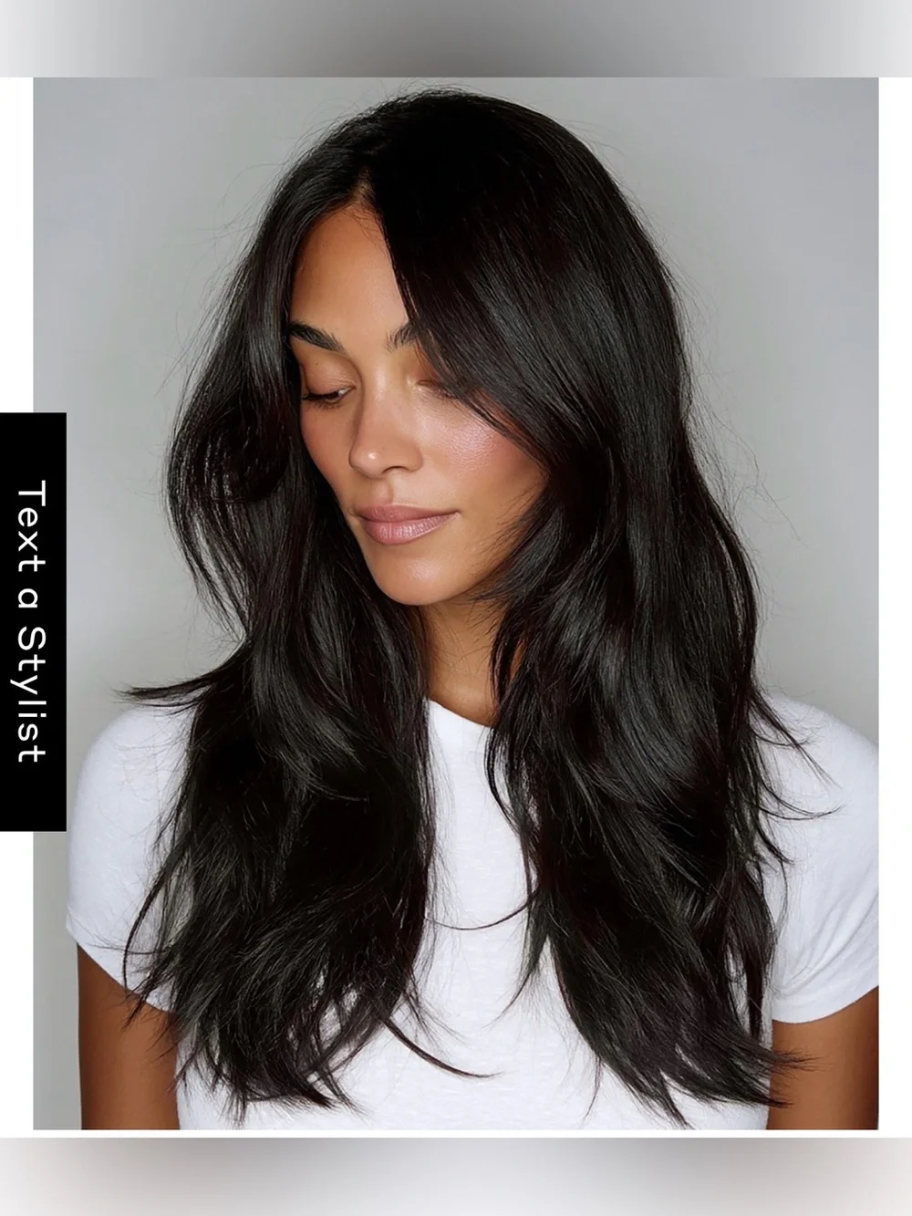 Premium Black Clip-In Human Hair Extensions - Sleek Natural Black